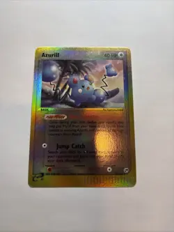 Pokemon TCG Card - Azurill - Sandstorm 31/100 Uncommon - Reverse Holo LP - Image 1