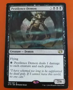 1x Pestilence Demon | Commander 2014 | MTG Magic Cards - Image 1