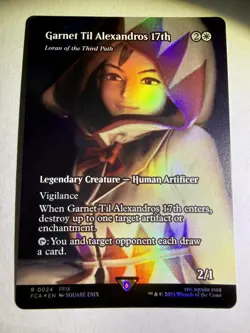 Garnet Til Alexandros 17th Loran of the Third Path Foil 24 FCA MTG NM See Video - Image 1