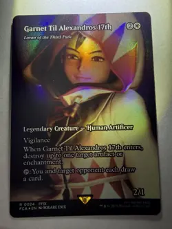 Garnet Til Alexandros 17th Loran of the Third Path Foil 24 FCA MTG NM See Video - Image 3