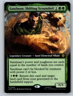 Magic: The Gathering - Spider-Man - Sandman, Shifting Scoundrel Extended Art - Image 1