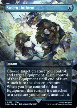 Stolen Uniform FOIL BORDERLESS Final Fantasy Magic MTG NM - Image 1