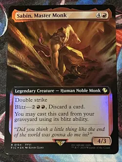 Sabin, Master Monk (Extended Art) Commander: Final Fantasy Foil - Image 1