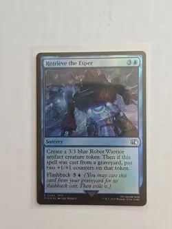 Retrieve the Esper (Foil) - Final Fantasy - NM - MTG - Common - Sorcery - Image 1