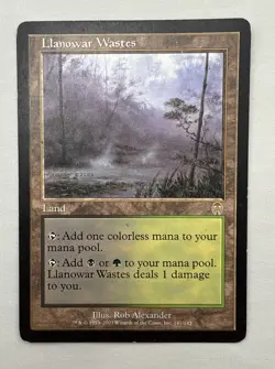 Llanowar Wastes x1 MTG Apocalypse 1x Magic Good Heavy Play HP - Image 1