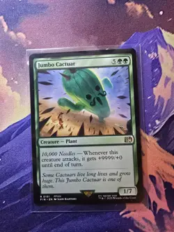 MTG - Jumbo Cactuar #0191 Rare Final Fantasy Non Foil NM - Image 1