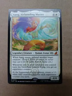 Aang, Airbending Master Avatar TLE #74 Non-Foil Standard Art NM - Image 1