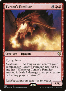 Tyrant's Familiar [Starter Commander Decks] Magic MTG - Image 1
