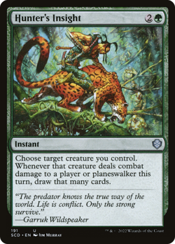Hunter's Insight [Starter Commander Decks] Magic MTG - Image 1