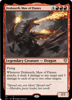 Drakuseth, Maw of Flames [Starter Commander Decks] Magic MTG - Image 1