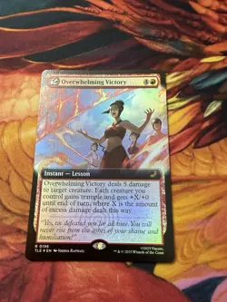 Overwhelming Victory Mtg Extended Art Foil Avatar: The Last Airbender - Image 1