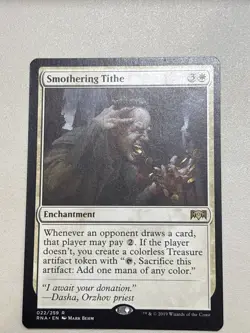 Smothering Tithe RNA Rare Enchantment Commander Staples NM Ravnica Allegiance - Image 1