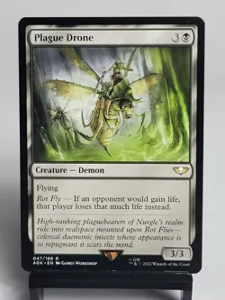 MTG - Universes Beyond: Warhammer 40,000 - Plague Drone - Image 1