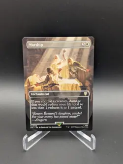 Worship (Borderless) Commander: the Lord of the Rings: Tales of Middle-Earth... - Image 1
