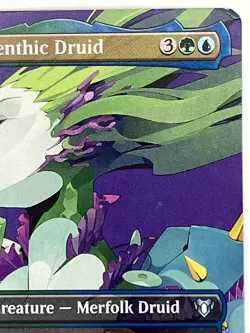 Tatyova, Benthic Druid LP Borderless Commander Masters 687 MTG Regular - Image 4