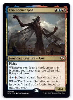The Locust God NM Commander: March of the Machine 0335 MTG Regular - Image 1