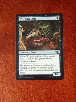 Wriggling Grub #12 | Near Mint | Foundations Jumpstart Magic MTG - Image 1