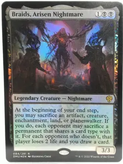 Braids, Arisen Nightmare Foil Rare 084 NM/M DMU - Image 1