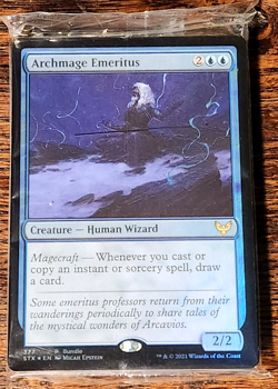 MTG Sealed Foil Promo Bundle Strixhaven Archmage Emeritus + 20 FOILS + Fast Ship - Image 1