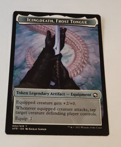 MtG Token Icingdeath, Frost Tongue (AFR-002) English MINT - Image 1