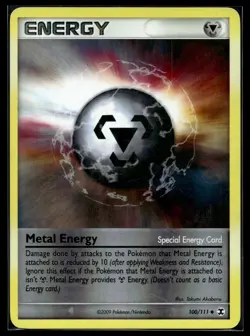 Metal Energy 100/111 Pokemon Rising Rivals Uncommon Reverse Holo - Image 1