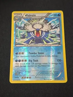 Walrein 26/106 Flashfire Reverse Holo Pokemon TCG Light Played Condition - Image 1