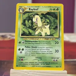 Bayleef 28/111 - Neo Genesis Set - Pokemon Card - Lightly Played - Image 1