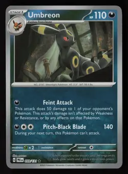 Umbreon (Poke Ball Pattern) 059/131 SV: Prismatic Evolutions Pokemon TCG NM - Image 1