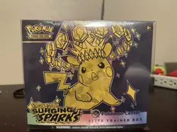Pokemon Center Surging Sparks Elite Trainer Box - Factory Sealed - New - Image 1