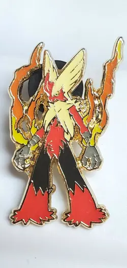 2015 POKEMON NINTENDO OFFICIALLY LICENSED 1.5" BLAZIKEN COLLECTOR'S PIN/BADGE - Image 4