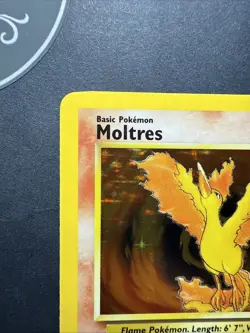 1999 Pokemon Fossil Moltres Holo Rare 12/62 Unlimited WOTC English (LP) - Image 5