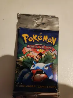 Pokemon BOOSTER FOIL PACK - Factory Sealed 1999 Base Set VENUSAUR - Image 1