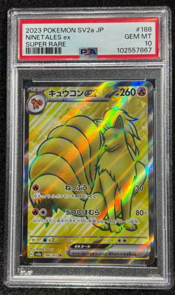 2023 POKEMON JPN SV2a-POKEMON 151 #188 NINETALES ex SUPER RARE PSA 10 (GEM MINT) - Image 1