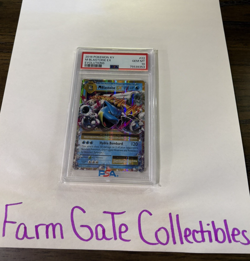 PSA 10 GEM MINT 2016 Pokemon Ultra Rare 22/108 M Blastoise EX XY Evolutions - Image 1