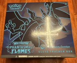 Phantasmal Flames Pokemon Center Exclusive Elite Trainer Box ETB Sealed IN HAND - Image 1