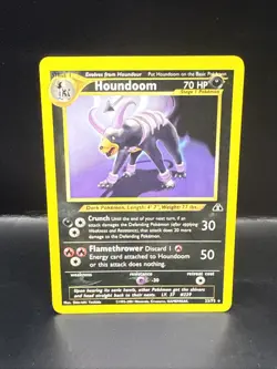 Pokemon TCG Houndoom 23/75 - Neo Discovery - Non-Holo Rare - Vintage WOTC - Image 2