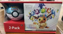 Pokemon TCG Prismatic Evolutions Elite Trainer Box ETB w/ Pokeball Tin SEALED ?? - Image 1