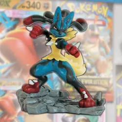 Pokemon TCG Mega Lucario EX Premium Figure Collection Brand New Factory Sealed - Image 3