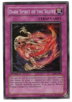 YUGIOH - DARK SPIRIT OF THE SILENT - LABYRINTH OF NIGHTMARE - 1ST EDIT LON-E079 - Image 1