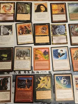 Lot Of 100+ MTG Vintage RARE Cards, Sets Revised - Exodus, HP-MP Played 002 - Image 4