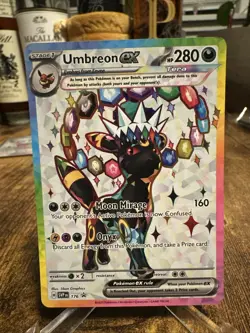 Umbreon Ex 176 Promo Card Prismatic Evolutions Pokemon Card Near Mint - Image 2