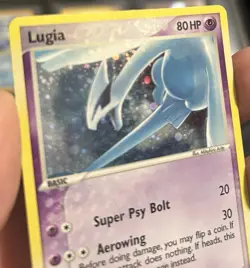 Pokemon TCG Lugia Pop Series 5 Holo Rare Card 2/17 Heavy Play HOLO BLEED - Image 3