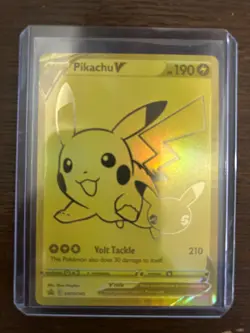 Pikachu V SWSH145 Celebrations Promo Card Holo NM - Image 1