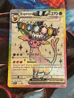 Espeon ex SVP175 Sv: Scarlet & Violet Promo Cards Holo B - Image 1