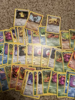 WOTC POKEMON cards Rare lot vintage READ Jungle Rocket Fossil Gym 56 Card Lot - Image 2