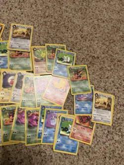 WOTC POKEMON cards Rare lot vintage READ Jungle Rocket Fossil Gym 56 Card Lot - Image 3
