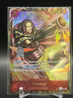 One Piece TCG 2025 Regional Season 2 Top 64 Prize Card OP09-013 Yasopp - Image 1