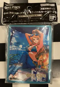 One Piece Card Game Official Sleeves: Assortment 4 - Nami (70-Pack) - Image 1