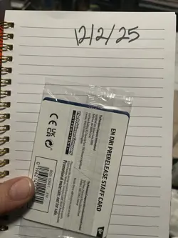 Pokemon TCG Destined Rivals Prerelease Staff Promo Cards Sealed Set of 4 - Image 2