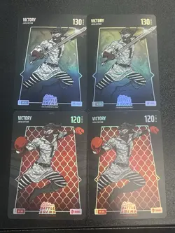 2026 Bo Jackson Battle Arena Victory Victor Wembanyama Battle Foil Lot of 4 Card - Image 1